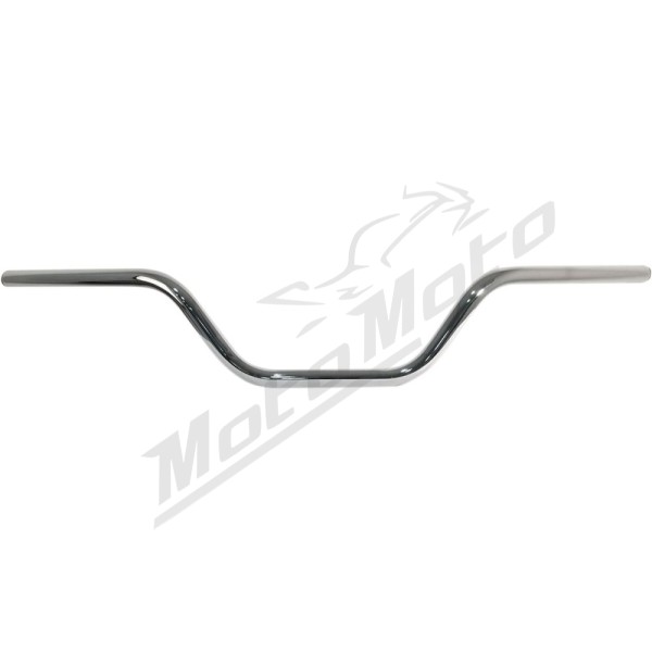 EMGO universal chrome Flat track Ø22mm handlebar 82.5x15cm
