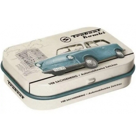 Box of mint sweets TRABANT KOMBI 62x41x18mm 4pcs.