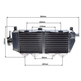 RADIATOR SET YAMAHA YZ250 / YZ250X / YZ250G 2002-2022
