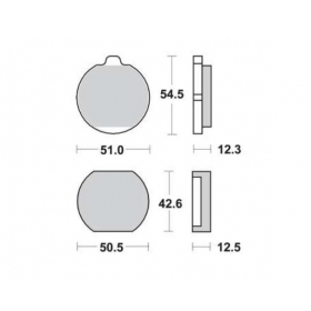 BRAKE PADS FERODO FDB132P / MCB79 STANDARD PLATINUM