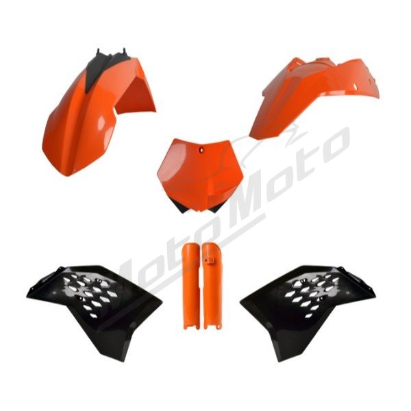 POLISPORT Plastikų komplektas OE KTM SX / SX-F / XC / XC-F 125-505cc 2007-2010