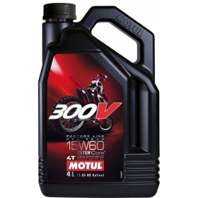 Alyva MOTUL 300V FACTORY LINE OFF ROAD 15W60 Sintetinė - 4T - 4L