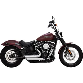 VANCE & HINES "Shortshots Staggered" išmetimo sistema Chrominė Harley Davidson FXST / FXLRS / FXBBS / FLHC 1750-1923cc 18-24