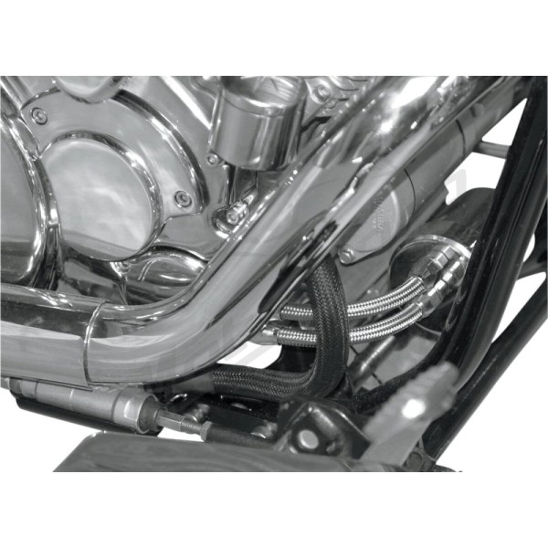 BARON V-Star Oil Filter Relocation Kit YAMAHA XVS 1100cc 99-11
