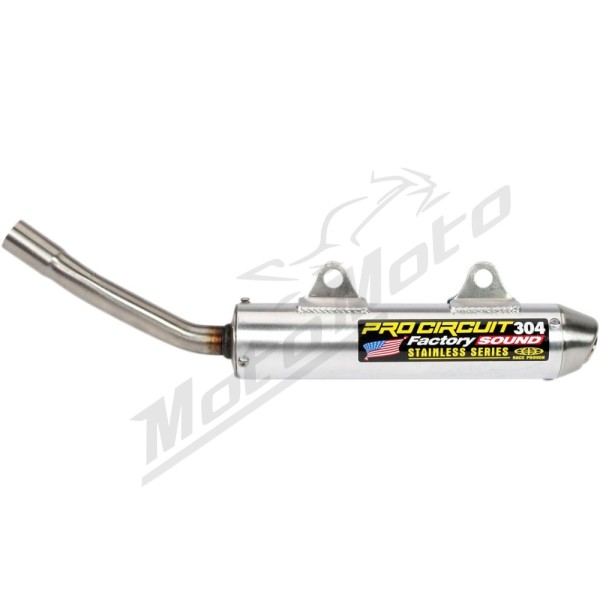 PRO CIRCUIT 304 Silencer Stainless Steel/Aluminum Kawasaki KX 250 1990