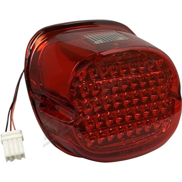 CUSTOM DYNAMICS Low Profile LED Taillight Harley Davidson FLD / FLDE / FLFB 883-1977cc 96-24