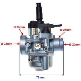 Karbiuratorius 17,5mm (Mech. pariebintojas)