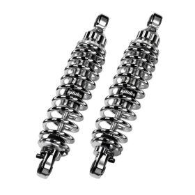 BITUBO WME03 Rear Shock Absorbers Chrome Harley Davidson FLHR / FLHT / FLHTC / FLHTCI / FLHTCU / FLHTK / XLH / XL / FXLR / FLTRX / FLTRUSE 80-16