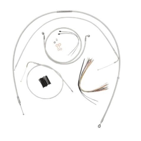 MAGNUM SHIELDING Sterling Chromite Cables / Lines Kit 45.5/51cm Harely Davidson FLHR 1750 21-22