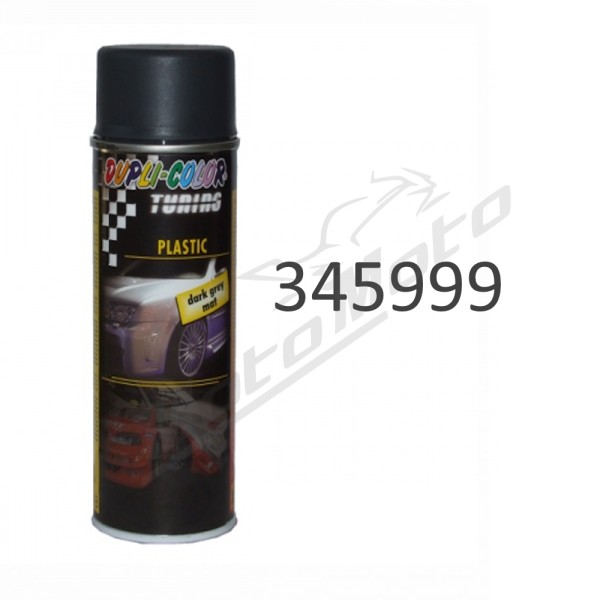 DUPLI-COLOR Plastic paint 400ml 345999 black matt 