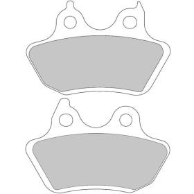 Ferodo Brake pads rear 64,2x98,1x8,1mm Harley Davidson FXSTD 1450 2006