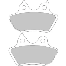 Ferodo galinės stabdžių trinkelės 64,2x98,1x8,1mm Harley Davidson FXSTD 1450 2006