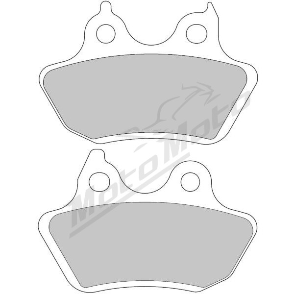 Ferodo Brake pads rear 64,2x98,1x8,1mm Harley Davidson FXSTD 1450 2006