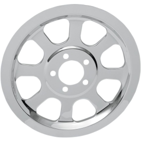DRAG SPECIALTIES Chrome Outer Rear Pulley Insert Harley Davidson FLST / FLSTC / FLSTCI 1450-1690cc 00-06