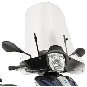 KAPPA Windshield clear 46.5x67cm Piaggio Medely 125-150 16-19