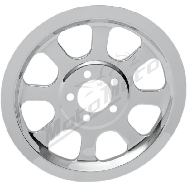 DRAG SPECIALTIES Chrome Outer Rear Pulley Insert Harley Davidson FLST / FLSTC / FLSTCI 1450-1690cc 00-06