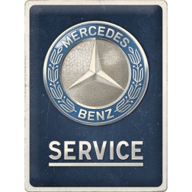 TIN SIGN MERCEDES - BENZ SERVICE 30x40