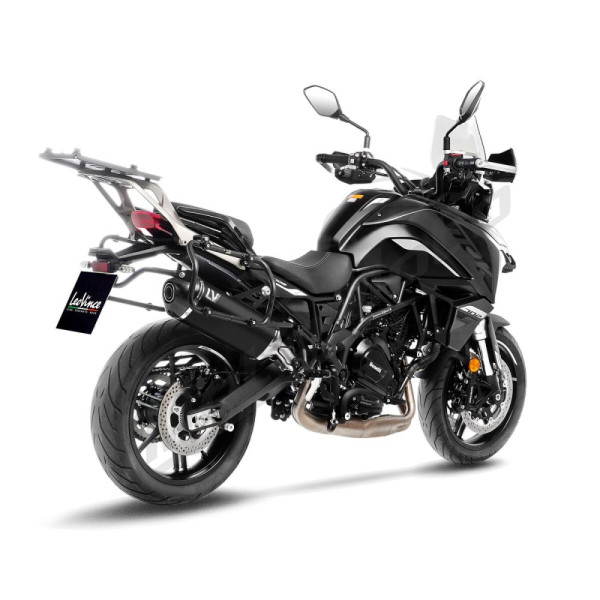 LEOVINCE LV14R Black Edition Nerūdijančio plieno / Anglies pluošto duslintuvas Benelli TRK 702 22-24