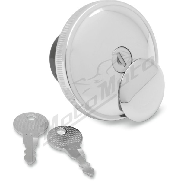 DRAG SPECIALTIES Screw-In Locking Gas Cap ​​​​​​​Harley Davidson FLH / FLHC / FLHR / FLHS 883-1340cc 82-96