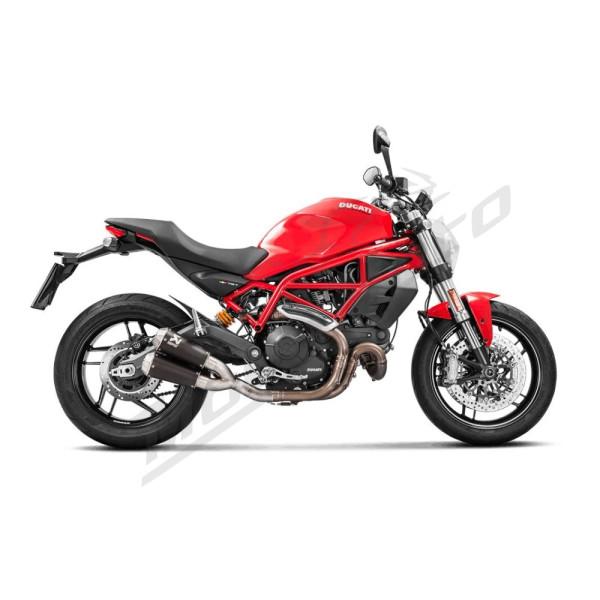 AKRAPOVIC Slip-On Line Muffler Titanium Ducati Monster / Scrambler 797-803 15-20