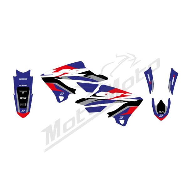 BLACKBIRD RACING Dream 5 grafikų komplektas Yamaha YZ 125-250cc 22-25