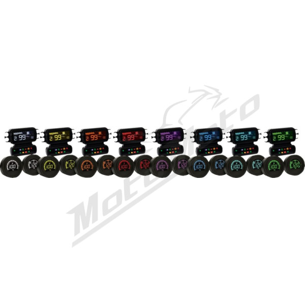 KOSO NORTH AMERICA D2 Gauge Kit Harley Davidson FXBB / FXBBS 1750-1868cc 18-24