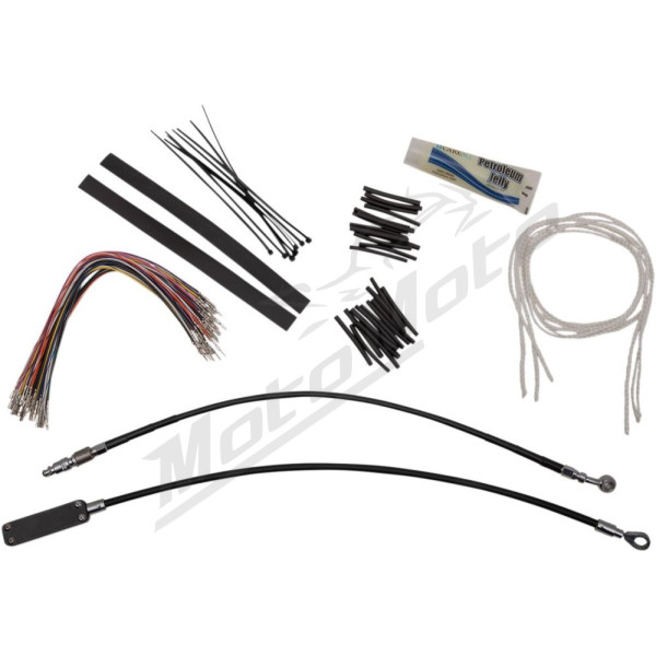 FAT BAGGERS INC. PointedTop Handlebar Kit Black 91.5x40.5cm Harley Davidson FLHT / FLHTC / FLHTK / FLHXXX 1584-1690 08-13