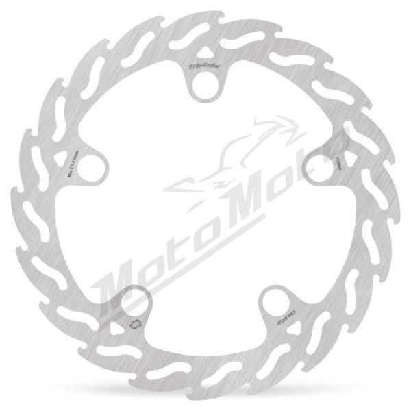 MOTO-MASTER Flame Front Left Fixed Brake Disc Honda CB / CBR / NX 500/750 22-26