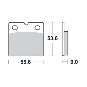 BRAKE PADS FERODO FDB108EF STANDARD ECO FRICTION