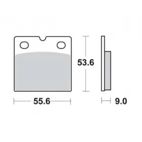 BRAKE PADS FERODO FDB108EF STANDARD ECO FRICTION