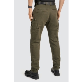 PANDO MOTO MARK OLIVE AAA Cargo Style Motorcycle Jeans for Men with Cordura® and Balistex®