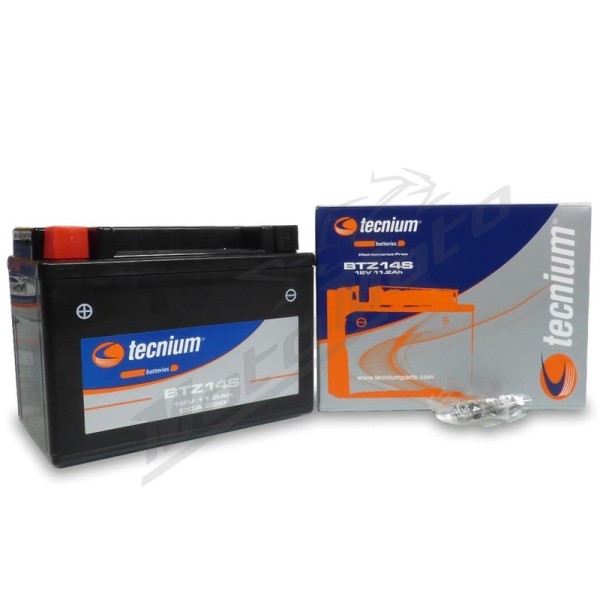 TECNIUM Battery Maintenance Free Factory Activated - BTZ14S 12V 11.2Ah