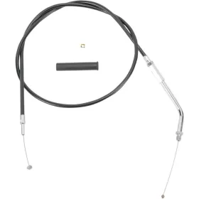 DRAG SPECIALTIES Black Vinyl Throttle/Idle Cable Harley Davidson FLH / FLHC / FLHT / FLHTC / FLST 1000-1340cc 81-89