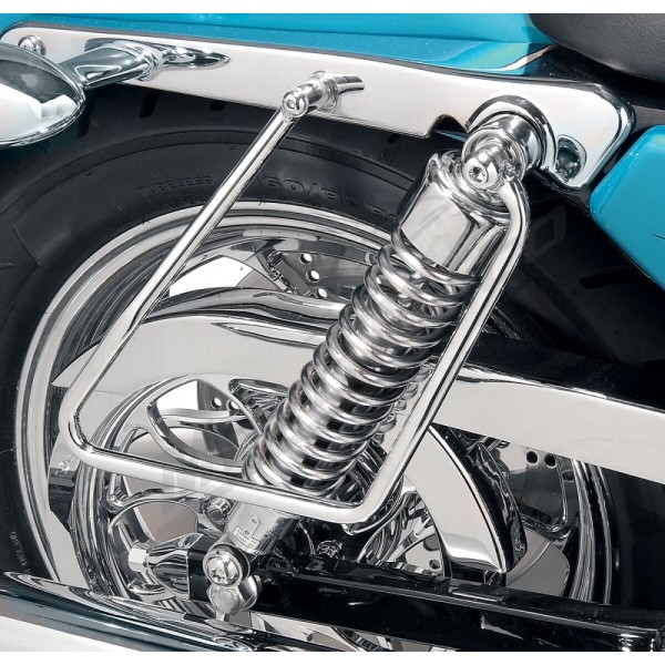 DRAG SPECIALTIES Chrome Saddlebag Support Brackets Harley Davidson XL 883-1200cc 04-15