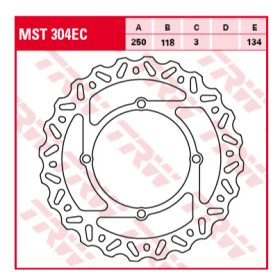 TRW Front Brake Disc Suzuki RM-Z 250-450cc 05-09