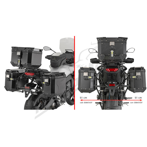 GIVI Monokey Cam Side Pannier Holder Yamaha Tracer-09 890 2025