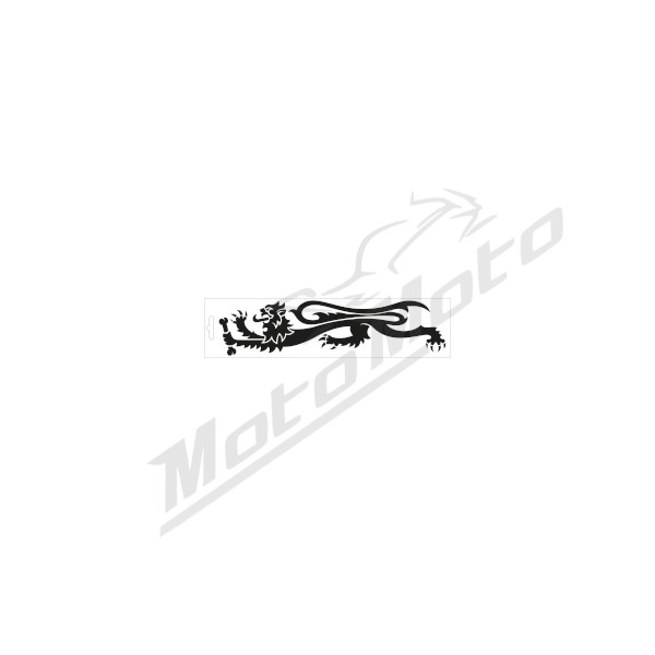 STICKER MALOSSI LION BLACK(14CM) - MotoMoto