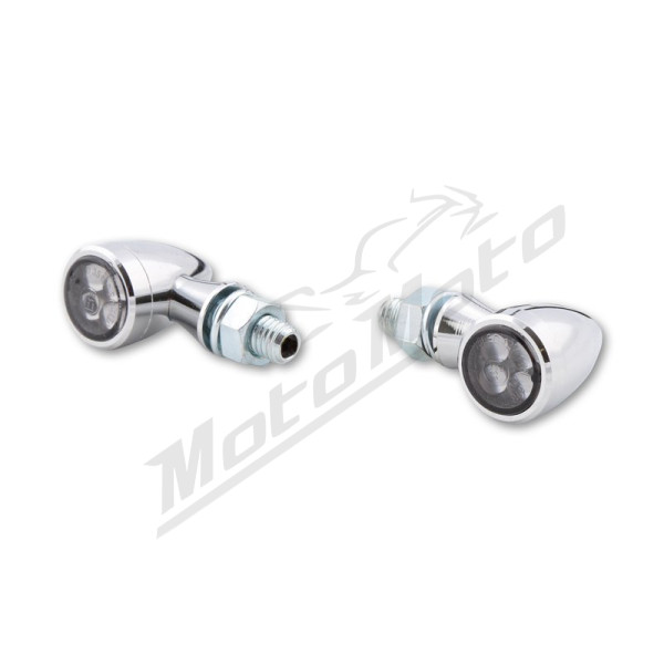 HIGHSIDER Smart Sixteen Bullet Universal Chrome Turn Signals