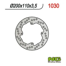 NG BRAKES 1030 Rear Round Fixed Brake Disc KTM SX 85 08-10
