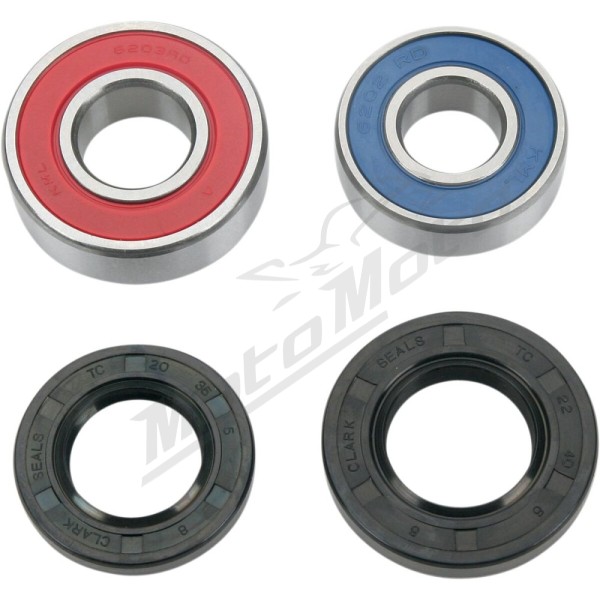 MOOSE OFFROAD Front Wheel Bearing Kit Kawasaki KFX / KX 50-500cc 