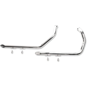 PAUGHCO 1-3/4" Dual Slash-Cut Drag Pipes Harley Davidson XL 883-1200cc 07-13
