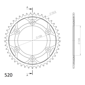 Supersprox / JT Rear sprocket 301.45 45t