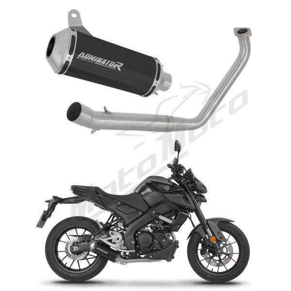 Yamaha MT 125 2020 Dominator Pilna išmetimo sistema OV G2 BLACK + dB killer