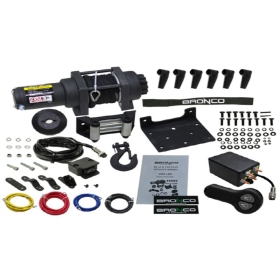 BRONCO Winch 3500 BLACK EDITION 1460kg Synthetic rope