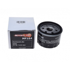 Oil filter MOTOFILTRO HF164 BMW R/ K/ C/ KYMCO AK 400-1600cc 2004-2020