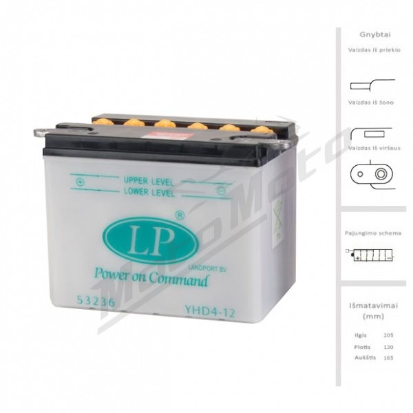 LANDPORT Accumulator 28 Ah 12V LHD4-12