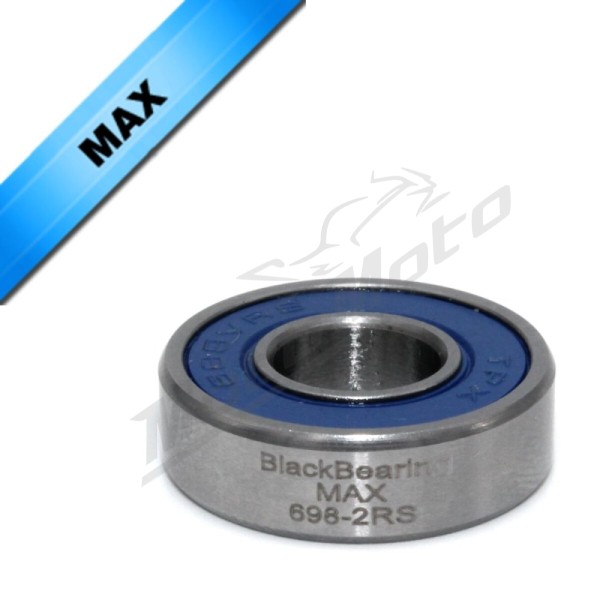 BLACK BEARING kalnų dviračio šarnyro guolis MAX 8X19X6 mm 698-2RS