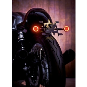 Kellermann Bullet 1000 DF black with clear glass (red LED)
