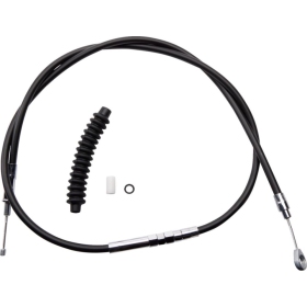 DRAG SPECIALTIES High-Efficiency Black Vinyl Clutch Cable Harley Davidson XL 883-1200cc 05-22