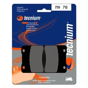 TECNIUM Street Organic stabdžių trinkelės MA78 Suzuki RG 250 Gamma 86-87